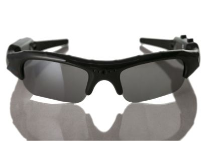 Built-in Audio & Video Recording Sunglasses w/ 1.3MP CMOS Color Camera