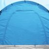 Camping Tent 6 Persons Blue and Light Blue