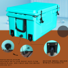 Hot Selling Blue color 65QT Outdoor cooler fish ice chest Box 2022 Popular Camping Cooler Box