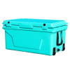 Hot Selling Blue color 65QT Outdoor cooler fish ice chest Box 2022 Popular Camping Cooler Box