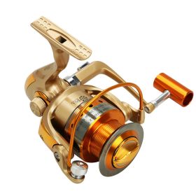 Metal Head Rocker Fishing Reel Fishing Reel Spinning Wheel Sea Rod Wheel (Option: Orange-7000style)