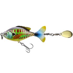 Fish Floating Pencil Propeller Tractor Luya Bait Simulation Hard Bait Wholesale (Style: Small goldfish, Color: 01 color OPP bag)