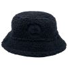 Cute Sherpa Bucket Hat Women Warm Plush Furry Fleece Fisherman Bucket Hat Chunky Fishing Cap