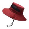 Bucket Hat Summer Men Women Fishing Boonie Hats UV Protection Long Large Wide Brim Hiking Sun Hat Outdoor Cap